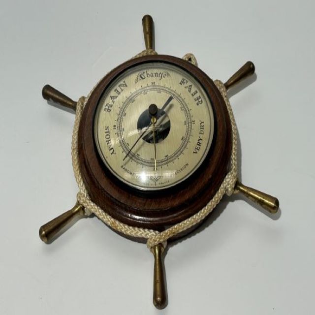 BAROMETER, RAIN FAIR 21cmD